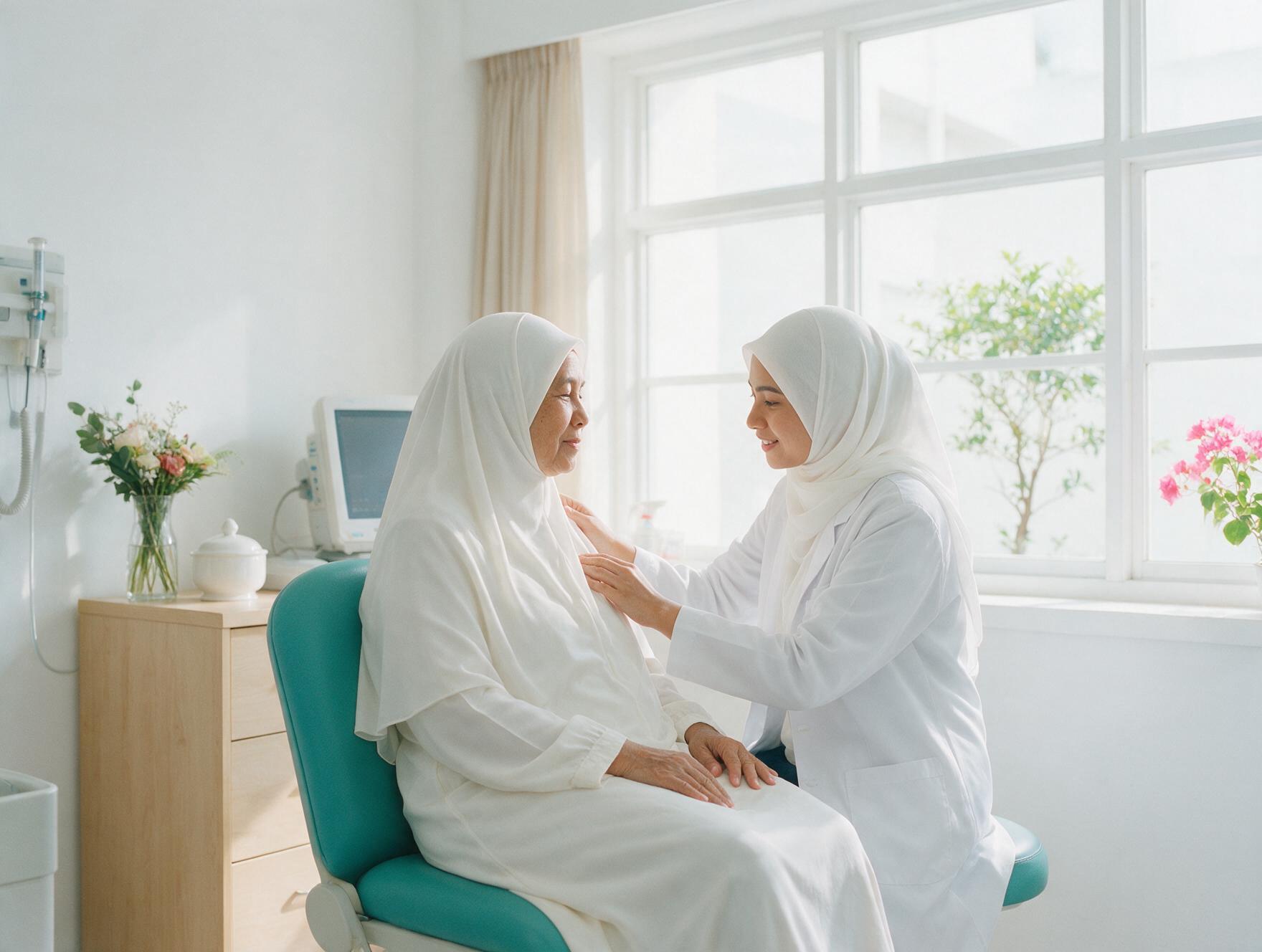Treatment at a selected medical facility